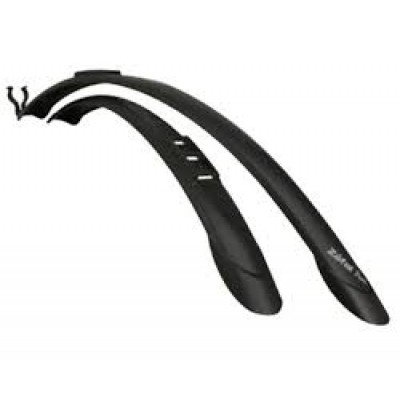 Крила Zefal TRAIL 700С/28" переднє+заднє чорний (комплект)