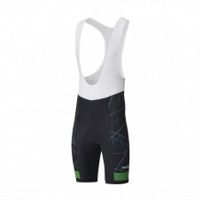 Велотруси Shimano TEAM2 з лямками, зелені, розм. L