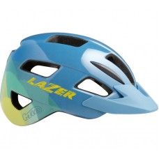 Шолом LAZER Gekko підлітковий, синьо-жовтий