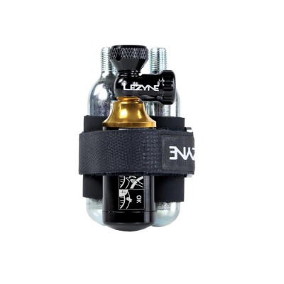 Насос Lezyne TUBELESS CO2 BLASTER з 2х20г балонами Чорний Y13