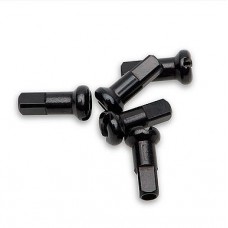 NIPPLE,ALLOY,BLACK,5PAK