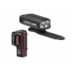 Комплект світла Lezyne MICRO DRIVE 600XL / STRIP PAIR Чорний / Чорний 600/150 люменів Y13
