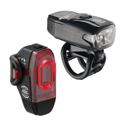 Комплект світла Lezyne KTV DRIVE / KTV PRO SMART PAIR Чорний 200/75 люменівів Y13