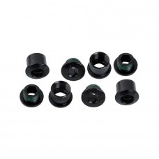 Сервисные запчасти CHAINRING BOLT KIT 4X1 W GUARD AL BLK