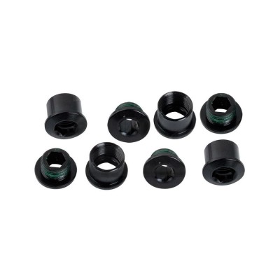 Сервисные запчасти CHAINRING BOLT KIT 4X1 W GUARD AL BLK