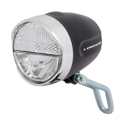 Світло переднє Longus FRONT 1W LED 2 ф-ції, чорний