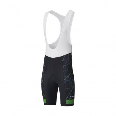 Велотруси Shimano TEAM2 з лямками, зелені, розм. XL