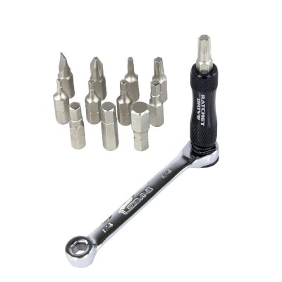 Мультитул Lezyne RATCHET DRIVE Чорний/Сірий Y13