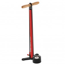 Підлоговий насос Lezyne STEEL FLOOR DRIVE Манометр 3,5" Червоний 220psi Y13