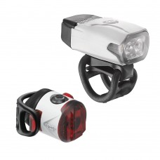 Комплект світла Lezyne LED KTV DRIVE / FEMTO USB PAIR Білий 220/5 люменів Y13