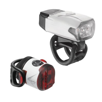 Комплект світла Lezyne LED KTV DRIVE / FEMTO USB PAIR Білий 220/5 люменів Y13