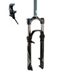 Вилка RockShox 30 Silver TK - Coil 100mm, 26", вісь 9mm, Чорний, TurnKey Манетка права, Шток 1 1/8"