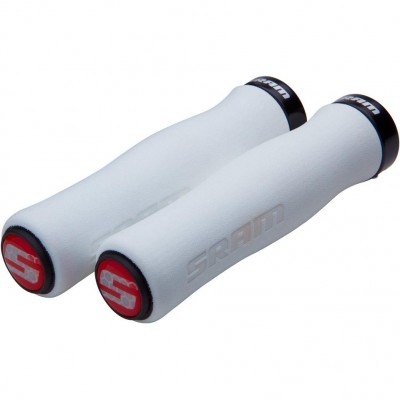 Грипсы SRAM LOCKING GRIPS FOAM CONT 129 WHT/BLK