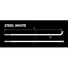 Спиці Mach1 Steel White білий 2/260/ 100 шт