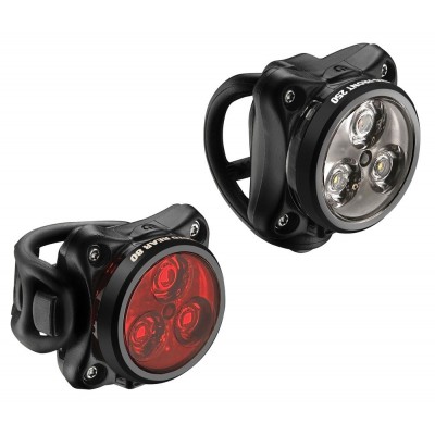 Комплект світла Lezyne ZECTO DRIVE PAIR Чорний 250/80 люменів Y13