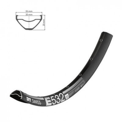 Обод DT E 532 27x30 DB P SE 32 BL 01P STD VI