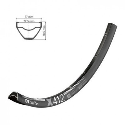 Обід DT SWISS X 412 27x225 DISK BRAKE 28отв.