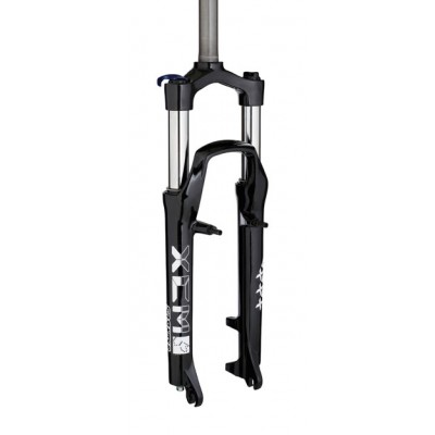 Вилка SUNTOUR XCM HLO 100мм 26"/28,6/A-H пруж. Disk/V-brake, блокування, чорний