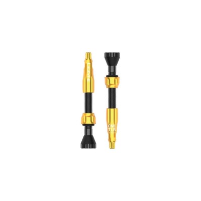 Ніпель для безкамерки Lezyne CNC TLR VALVE 44MM Золотистий Y14