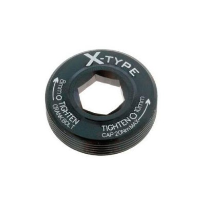 PULLER CAP,X-TYPE,7075,BLACK