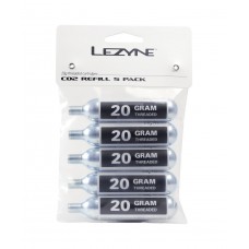 Балон Lezyne СО2 20G 5 штук Сріблястий Y13