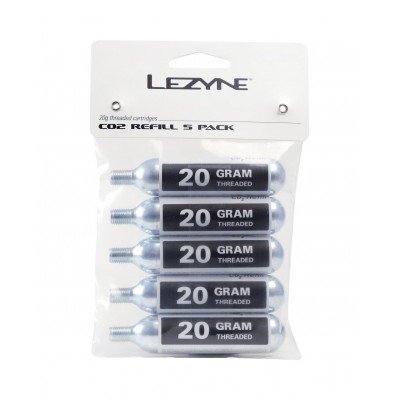 Балон Lezyne СО2 20G 5 штук Сріблястий Y13