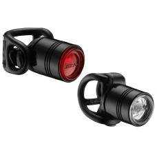 Комплект світла Lezyne FEMTO DRIVE PAIR Чорний 15/7 люменів Y13