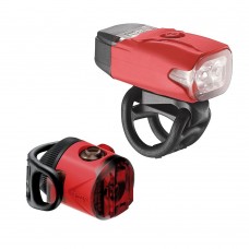 Комплект світла Lezyne LED KTV DRIVE / FEMTO USB PAIR Червоний 220/5 люменів Y13