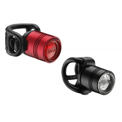 Комплект світла Lezyne FEMTO DRIVE PAIR Чорний/Червоний 15/7 люменів Y13