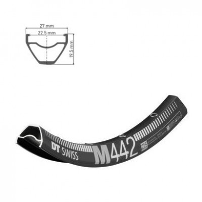 Обід DT SWISS M 442 27x225 DISK BRAKE 32отв.