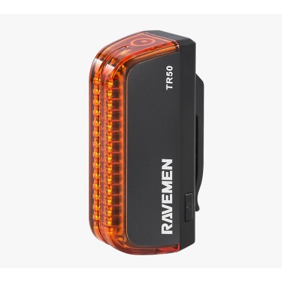 Мигалка задня Ravemen TR50BK USB 50 Люмен Чорна