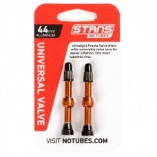Безкамерний ніпель Stan's Notubes FV 44мм (2шт на блістері) помаранчеві Безкамерний ніпель Stan's Notubes FV 44мм (2шт на блістері) помаранчеві