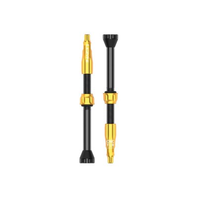 Ніпель для безкамерки Lezyne CNC TLR VALVE 60MM Золотистий Y14