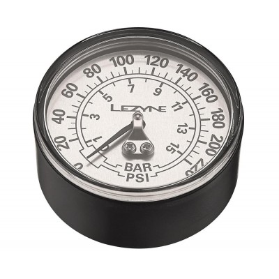 Манометр Lezyne 220 PSI GAUGE 2.5" Сріблястий 220PSI Y13