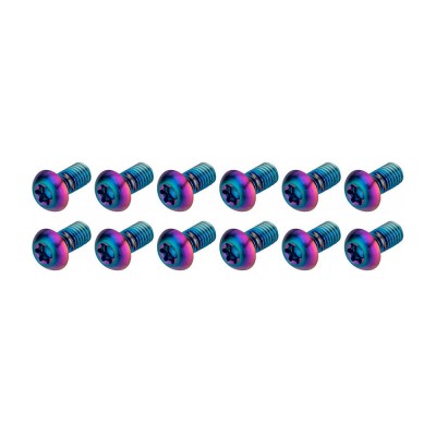 Болти ротора SRAM - Titanium T25, Rainbow Bolts (12шт)
