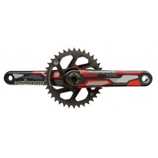 Шатуни TRUVATIV Descendant Troy Lee Designs DH DUB83 165 Зірка 36Т Червоний