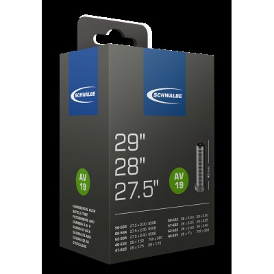 Камера Schwalbe AV19 27.5x2.00/2.35 29x1.75/2.40 (ETRTO 40/62-584/635) ніпель AV 40мм