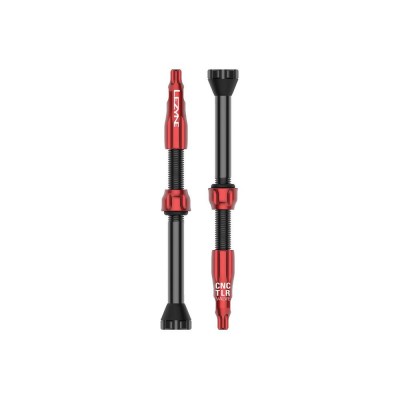Ніпель для безкамерки Lezyne CNC TLR VALVE 60MM Червоний Y14