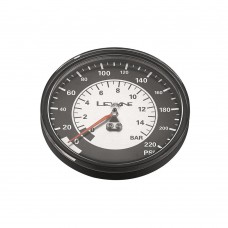 Манометр Lezyne 220 PSI GAUGE 3.5" Сріблястий 220PSI Y13
