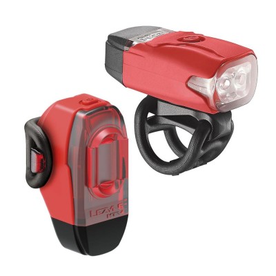 Комплект світла Lezyne KTV DRIVE PAIR Червоний 220/10 люменів Y14