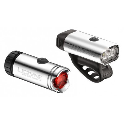 Комплект світла Lezyne MICRO DRIVE 400XL / MICRO DRIVE REAR Чорний 450/30 люменів Y9