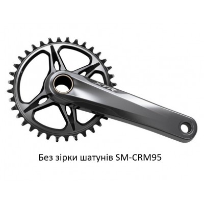 Шатуни FC-M9100-1 XTR, Hollowtech II 172.5мм, без зірки, CL-52мм, без каретки