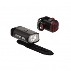 Комплект світла Lezyne MINI DRIVE 400 / FEMTO USB DRIVE PAIR Чорний/Чорний 400/5 люменів Y13