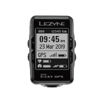GPS компьютер Lezyne MACRO EASY GPS Чорний Y13