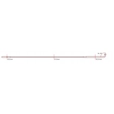 Спицы изогнутые DT Alpine III Standard 2.0/1.8/2.34 mm x 262mm (Чорний) х100шт
