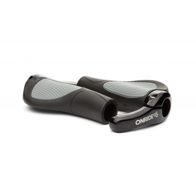 Ручки руля ONRIDE HornGrip70. Чорний/Сірий