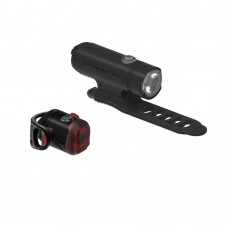 Комплект світла Lezyne CLASSIC DRIVE / FEMTO USB DRIVE PAIR Чорний матовий/Чорний 500/5 люменівів Y13