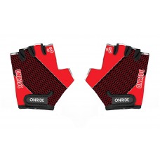 Рукавички дитячі ONRIDE Gem чорний-червоний 7-8 Рукавички дитячі ONRIDE Gem чорний-червоний 7-8