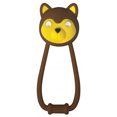 Мигалка дитяча передня KLS Teddy коричневий