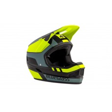 Шлем Legit Black Fluo Yellow Gray | Matt L 58-60